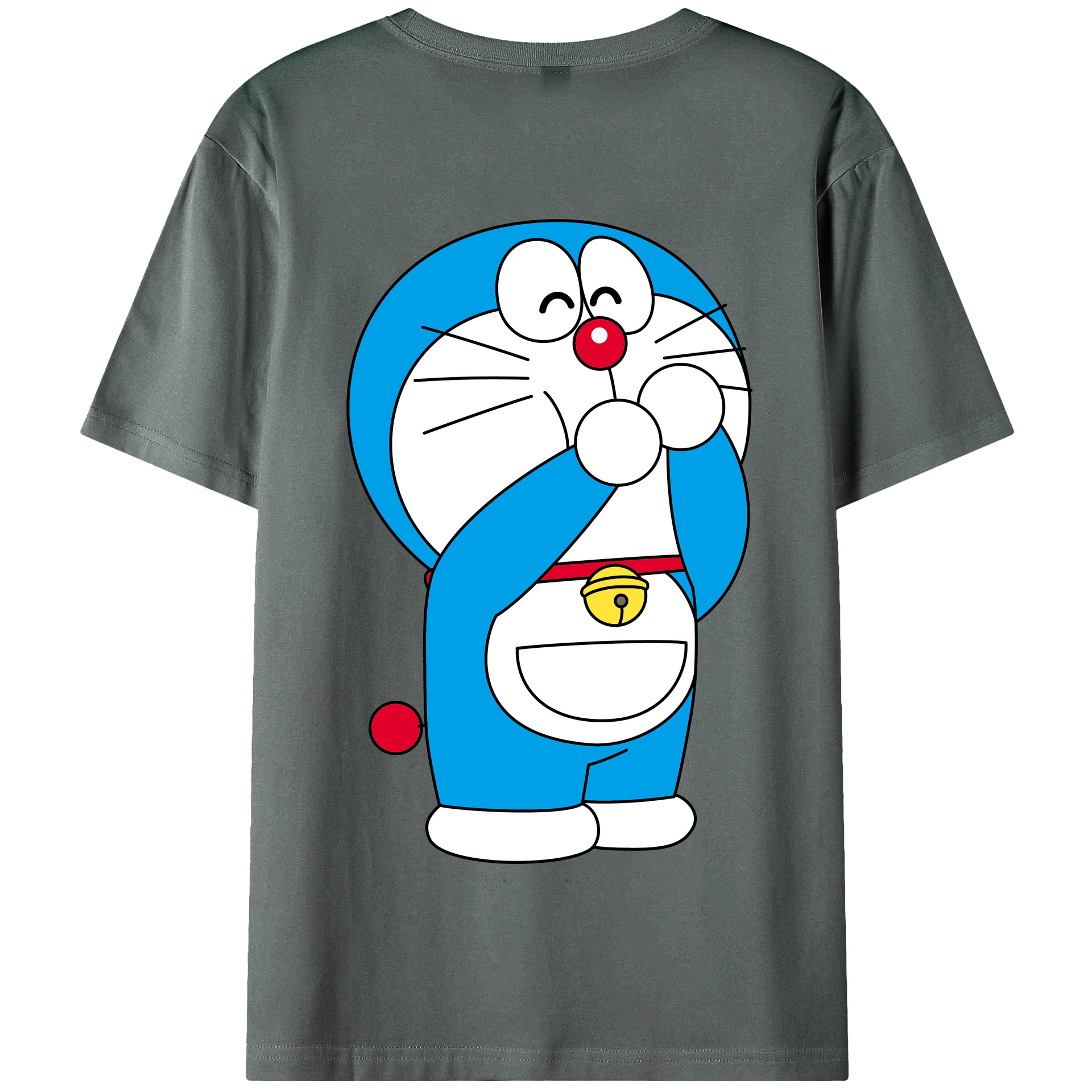 （画像用） ドラえもん Doraemon 綿100％半袖Tシャツ（背面プリント）